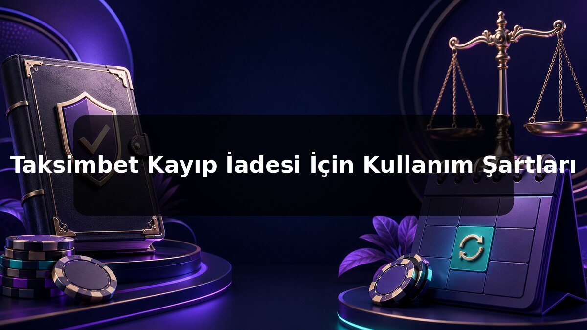 Taksimbet Kayıp İadesi İçin Kullanım Şartları konulu Taksimbet görseli