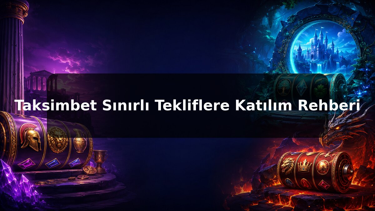 Taksimbet Sınırlı Tekliflere Katılım Rehberi konulu Taksimbet görseli