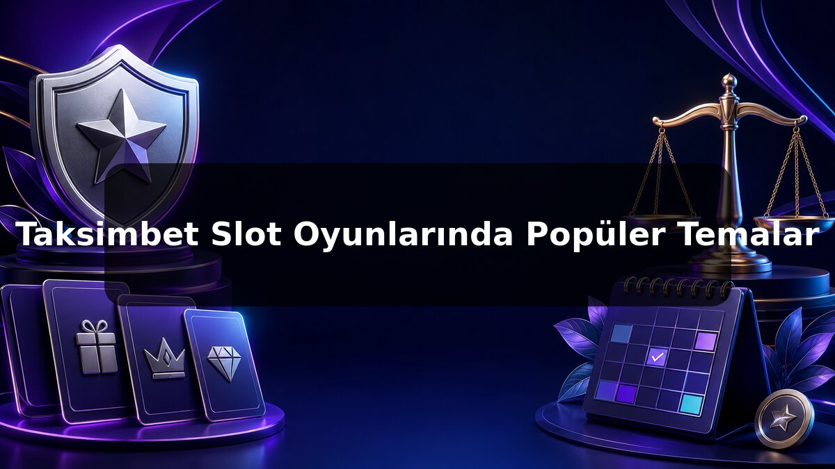 Taksimbet Slot Oyunlarında Popüler Temalar konulu Taksimbet görseli